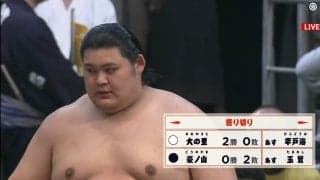 「化け物です」「将来楽しみ」“規格外の大器”、押し力士相手に圧勝 強者の表情にも注目「大物感ハンパない」