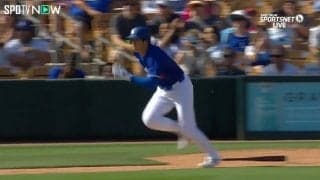 これでもちょっと打ち損じレベル 大谷翔平、ファン騒然の痛烈二塁打も実は少し泳ぎ気味