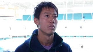 錦織圭、8ヵ月ぶりの復帰戦に「意外と穏やか」。新コーチは「得意な部分を伸ばしてくれる」