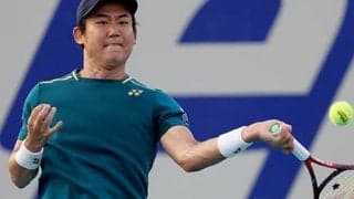 西岡良仁 逆転負けでマイアミ初戦敗退