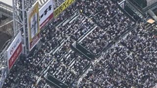 好天のセンバツ準決勝　甲子園球場にぎわう　観衆は3万3900人