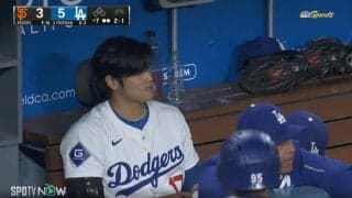 大谷翔平、一瞬見せた“笑顔”がヤバすぎると話題に　特大アーチ後、ベンチに戻ってきた時の表情にファン騒然 「泣けるな」「この破壊力よ」