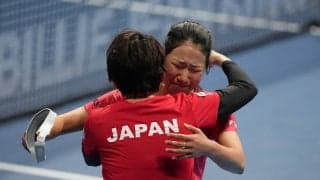 日比野菜緒が2勝を挙げて日本をファイナル進出に導く「自然と涙が出た」[BJK杯ファイナル予選]