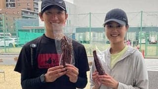  幻の焼き芋 貰える！混合ダブルス大会開催 