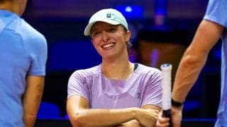 シフィオンテク、大会3連覇へ「気楽に、一歩一歩」。世界1位在位期間はダベンポート抜き歴代9位に[ポルシェ・テニス・グランプリ]