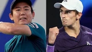  西岡良仁、世界40位とバスケ対決 
