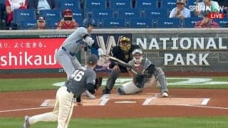 一体、何があった？ 大谷翔平、“判別不能”な規格外スイングにファン困惑 バット粉々の瞬間に「速すぎて見えない」「あんな折れ方する？」驚きの声も相次ぐ