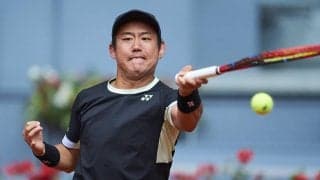 西岡良仁、2時間超の熱戦も世界35位オジェ・アリアシムに逆転負けを喫し初戦敗退[マドリード・オープン]