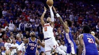 ニックスがシクサーズとの大接戦を制しカンファレンス準決勝進出…ブランソンが41得点と躍動