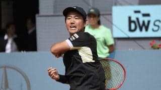 西岡良仁、2時間18分の熱戦の末に世界46位をフルセットで下して2回戦へ。約2ヵ月ぶりのツアー本戦白星[イタリア国際]
