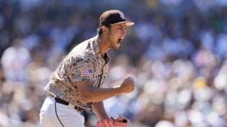 ダルビッシュ有、日米通算199勝目で大台王手！7回2安打無失点7奪三振と圧巻 今季最多101球、ピンチ脱出時は雄叫び連発