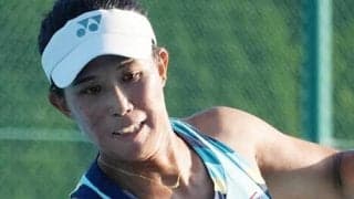  第1シード秋田史帆が初戦突破 