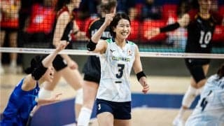 女子日本代表　前回大会で敗れたドイツをストレートで下し3連勝