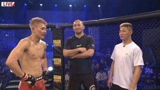 「最強の元海上自衛官」UFCファイターが見出した“逸材”がRIZIN出場の切符をゲット　“柔術フル無視”の圧巻パウンドで寝技師を一蹴