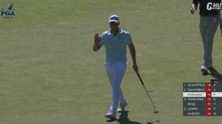 【動画】ビクトル・ホブランドは単独3位　3連続バーディなど「66」を記録