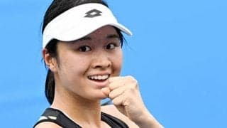  齋藤咲良、四大大会初挑戦で勝利 