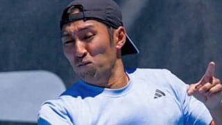  内山靖崇 激闘制し全仏予選2回戦へ 