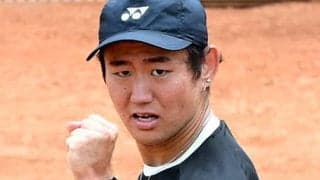 西岡良仁 圧勝で初戦突破