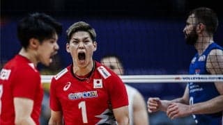 男子日本代表　セルビアをストレートで下し2連勝