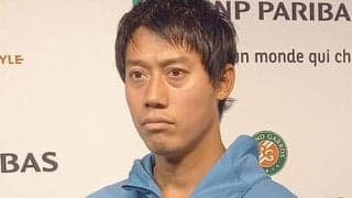 錦織圭 全仏OPへ「1回戦突破目指す」