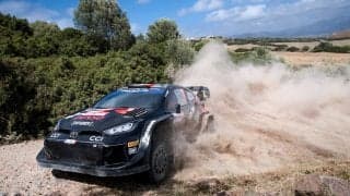 WRCサルディニア：初日を終えてオジエがタナックに僅差のトップ、勝田は34.5秒差の4番手