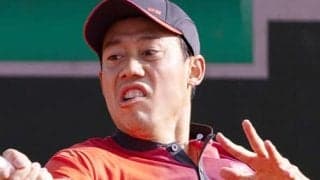  錦織圭 芝コートで調整開始 