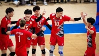 男子日本代表　オランダにストレートで快勝