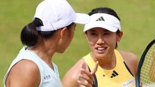 前週準V加藤未唯ペア 初戦突破