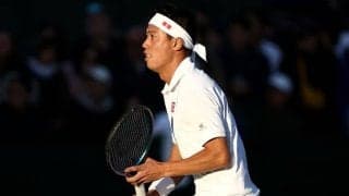 錦織圭、3年ぶりのウィンブルドン初戦はセットカウント1-1の第3セット1-1で日没順延に[ウィンブルドン]