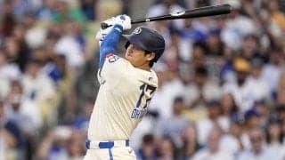 大谷翔平、30歳初アーチ！ 飛距離131メートルの特大弾 MLB通算200号に王手の4試合ぶり28号 年間50本ペースでナ・リーグのトップ独走 日米通算500得点達成