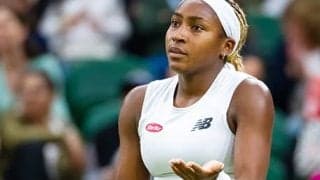 世界2位ガウフ 同胞に屈し4回戦敗退