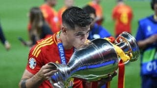 主将モラタにとってユーロ制覇は「キャリアの中で最高のもの」、ミラン移籍の噂にも触れる「今はお祝いする時」