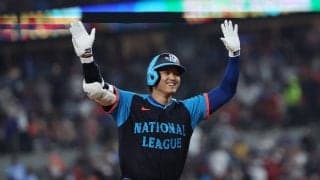 大谷翔平、4度目の球宴で初ホームラン　2007年のイチロー以来日本人2人目の快挙　圧巻の先制3ランに球場熱狂　“柵越え”は日本人初