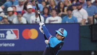 大谷翔平、MLB球宴史上初“勝ち投手＆本塁打”の快挙　四球＆先制3ランで2出塁3打点1得点 “確信歩き”で球場熱狂の躍動もMVPならず　最優秀選手はア・リーグのデュランが受賞