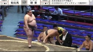 「あっちいけ！シッシッ！w」 元高見盛・東関親方、力士直撃のハプニングも粋なリアクション「親方やさしいw」ファンほっこり