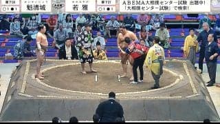 一体、何が？「力士が急に倒れた」「失神か？」救命士駆けつけ館内騒然も…「救護班いい仕事してる」迅速に無事を確認で安堵と感謝の拍手