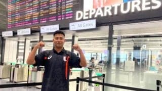 パリオリンピック男子サーフィン日本代表・稲葉玲王メダルへの熱い思いを胸に、オリンピック会場タヒチへ出発