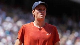世界1位シナー、扁桃炎のためパリ五輪を欠場「非常に残念」