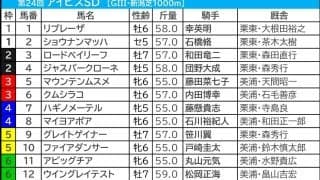 【アイビスSD／前日オッズ】連対馬20頭中15頭が単勝9.9倍以下　ヒモ荒れなら「単勝20.0倍以上」が狙い