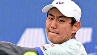 前週V西岡良仁 逆転負けで初戦敗退