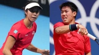 錦織圭／柴原瑛菜、チェコペアにストレートで敗れて準決勝進出ならず[パリ五輪]