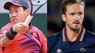  錦織圭 世界5位のメドと練習 