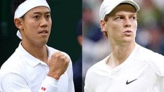 錦織圭 世界1位シナーと練習試合