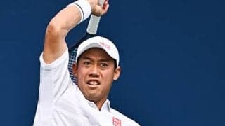  錦織 ストレート勝ちで8年ぶり8強 