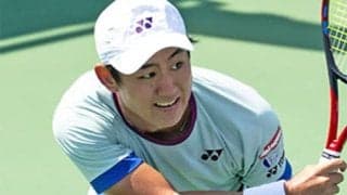 西岡良仁 ストレート勝ちで予選突破