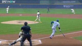 大谷翔平、片手一本で“175キロ”！？ 相手野手がドン引き… “高速打球”が一瞬で外野に到達「化け物だな」