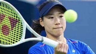 日比野菜緒 逆転で予選2回戦進出