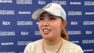 古江彩佳、最終日の巻き返しを誓う「1打1打集中して頑張りたい」