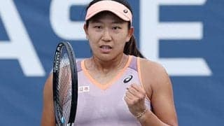  内島萌夏 逆転勝ちで全米OP初白星 