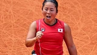  上地結衣4強 メダル確定あと1勝 